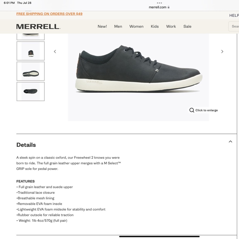 Merrell Men’s Freewheel 2 Sneakers